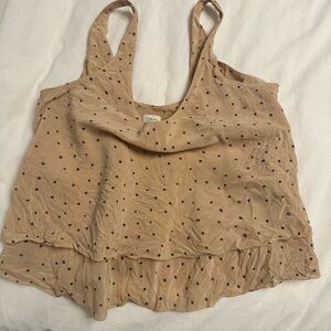 Aritiza Babaton Silk Polka Dot Top